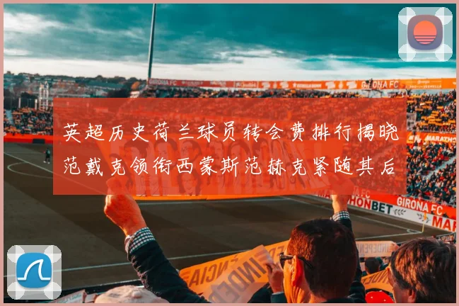 英超历史荷兰球员转会费排行揭晓范戴克领衔西蒙斯范赫克紧随其后